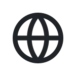 Globe SVG Icon